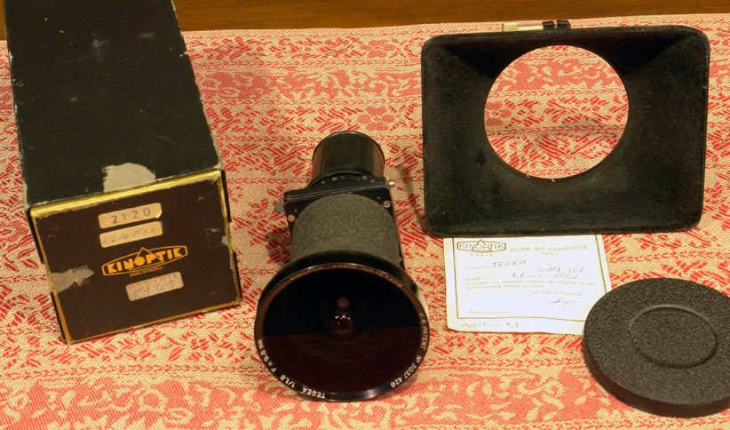 Ottica grandangolare x cinepresa Arriflex 35mm